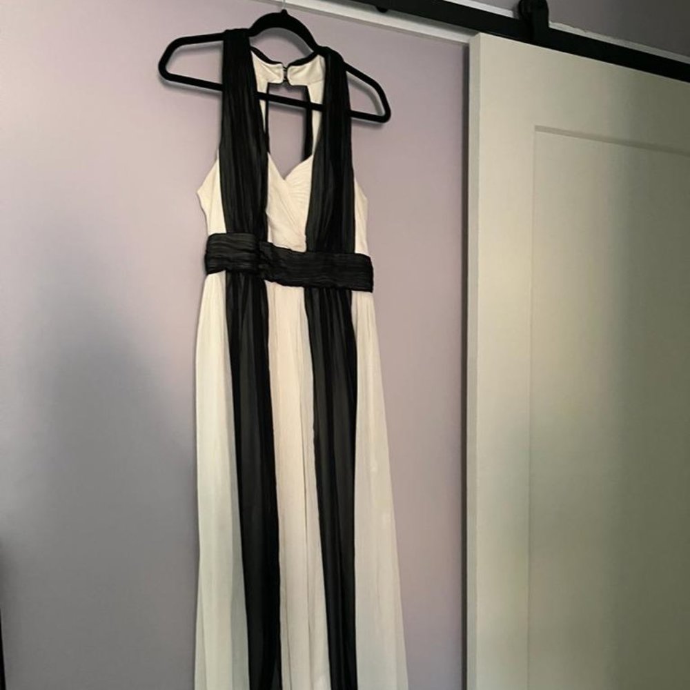 Black and White Formal Dress